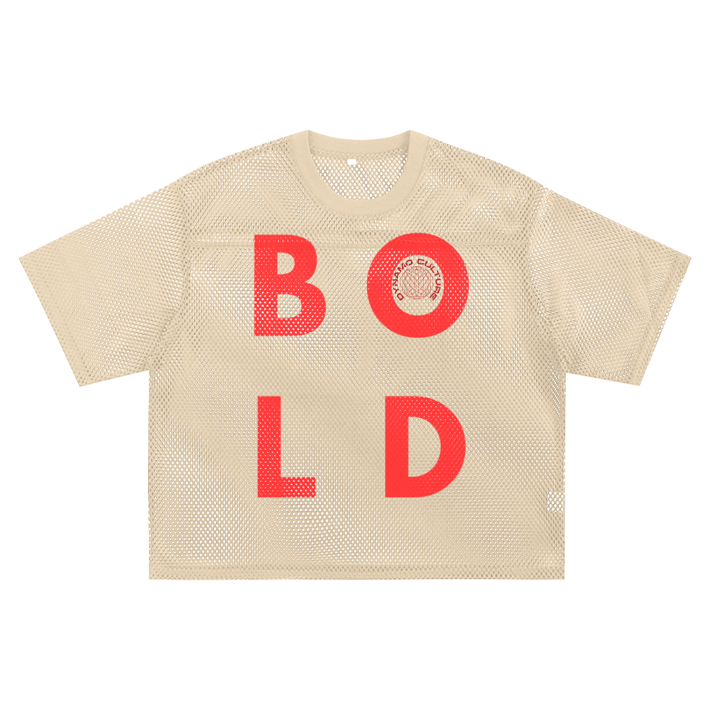 See-through Boxy Net Tee