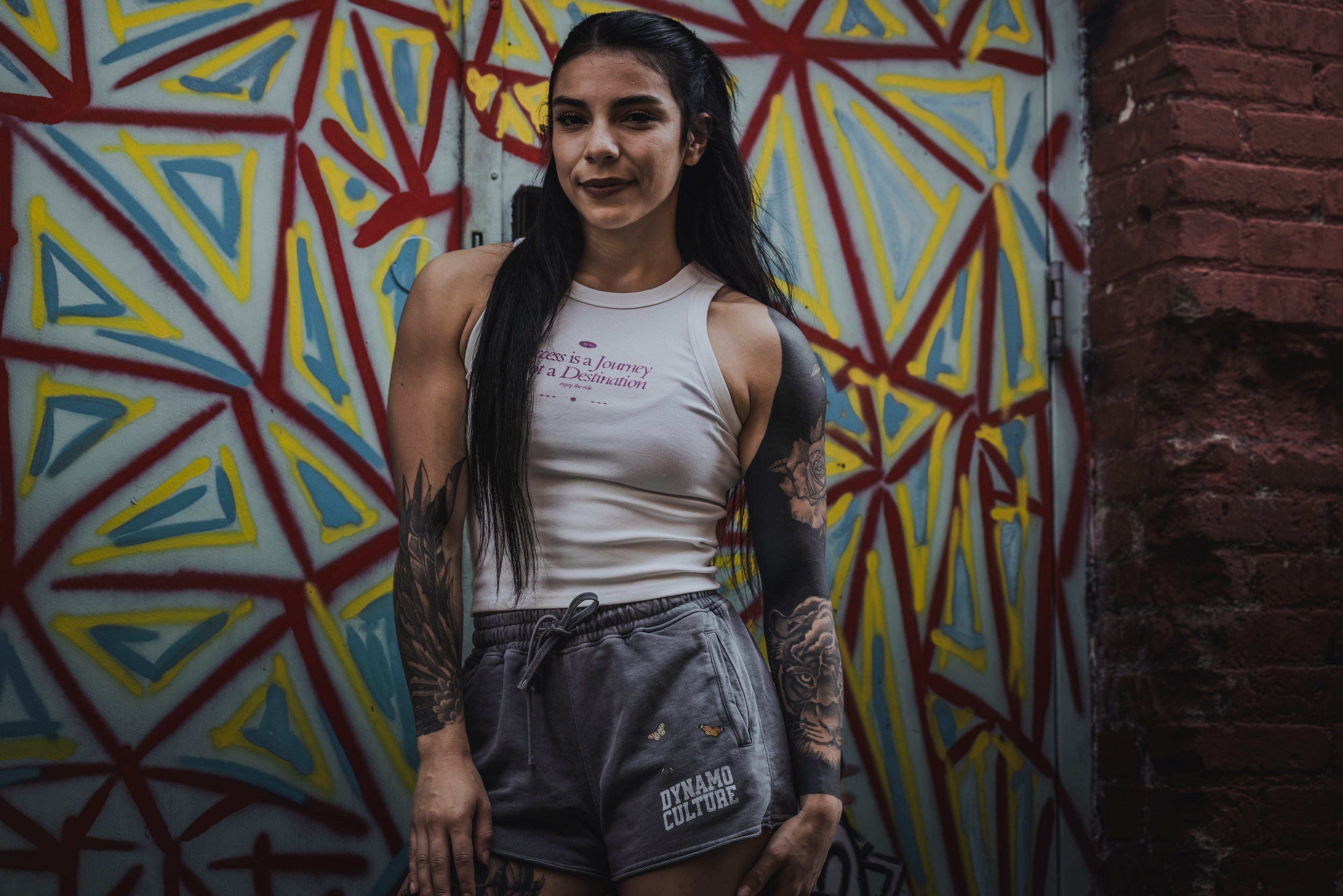 WOMEN TANK TOP AND SHORTS