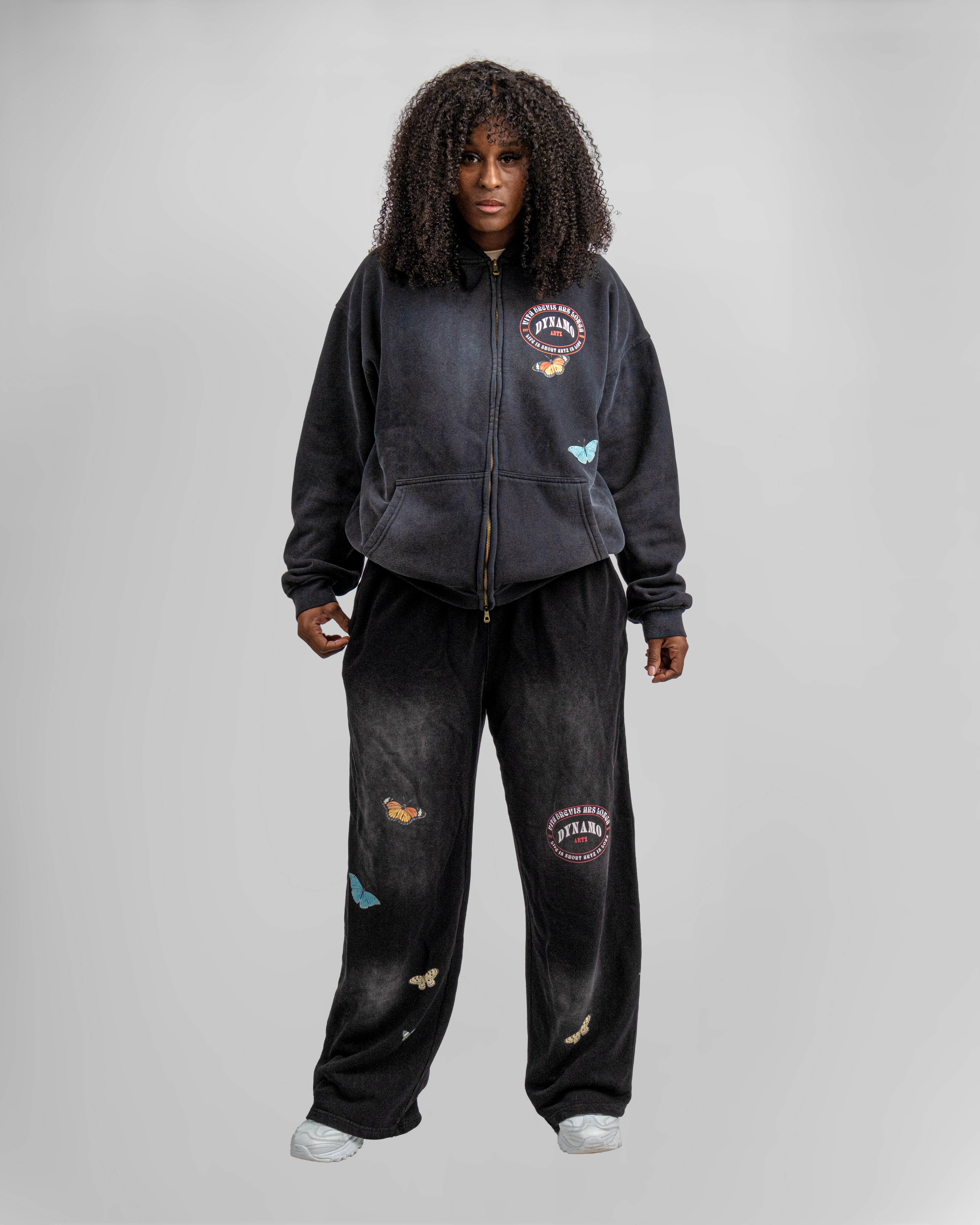 Black Washed 'SUCCESS' Set