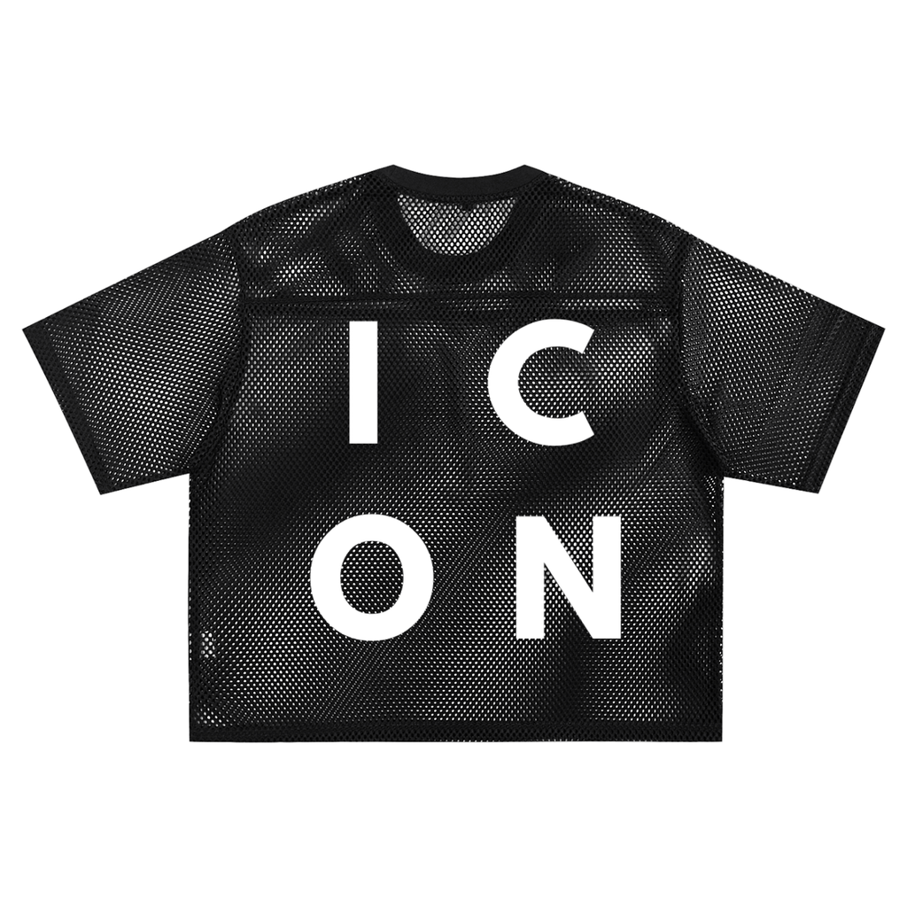 See-through Boxy Net Tee