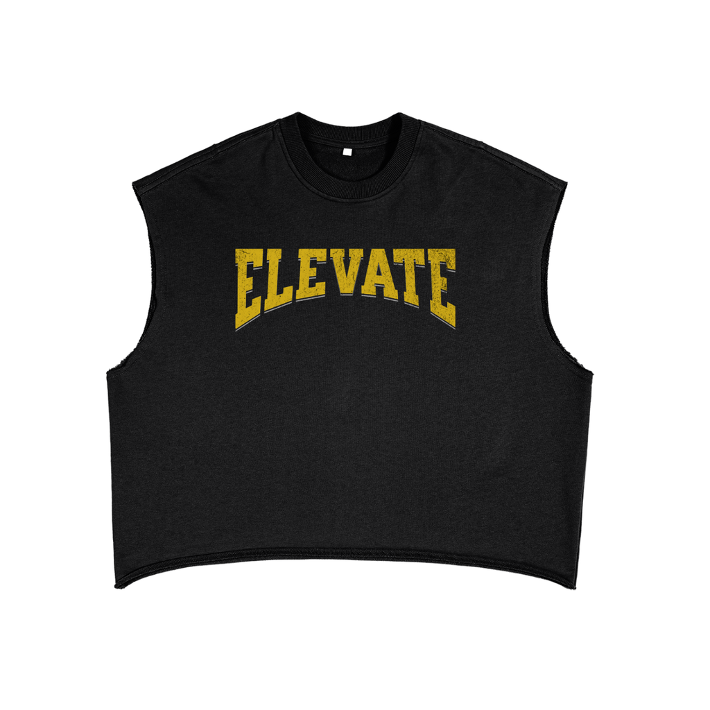 French Terry Boxy Tank Top tee