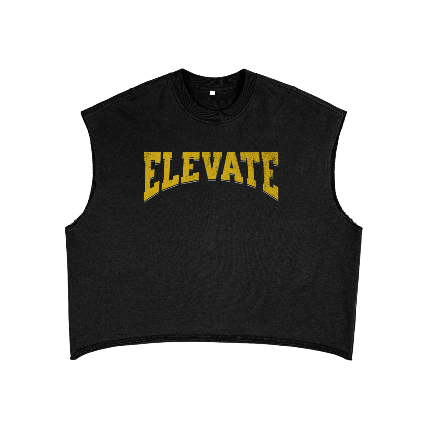 French Terry Boxy Tank Top tee