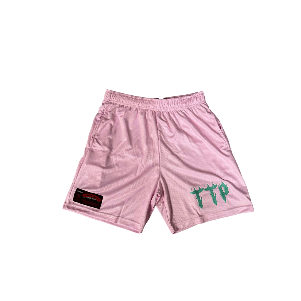 Pink 'TTP' Shorts
