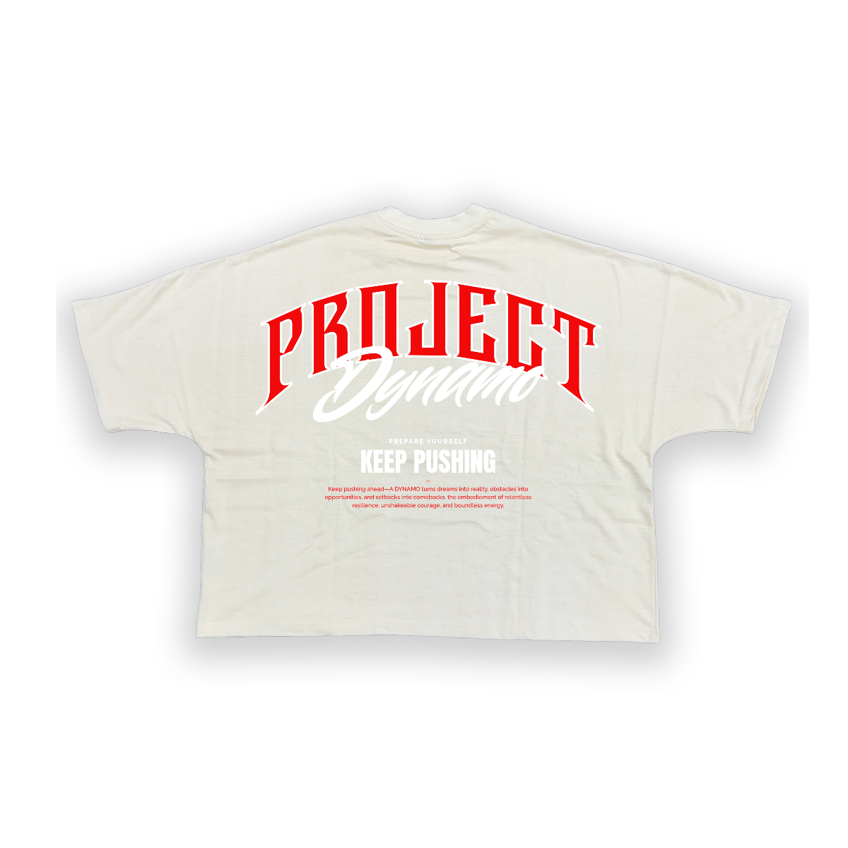 Project Dynamo oversized tee- Beige