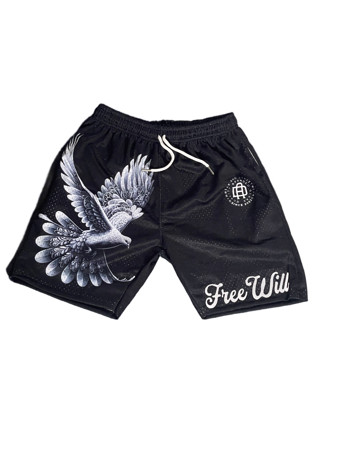 FREE WILL" black shorts"