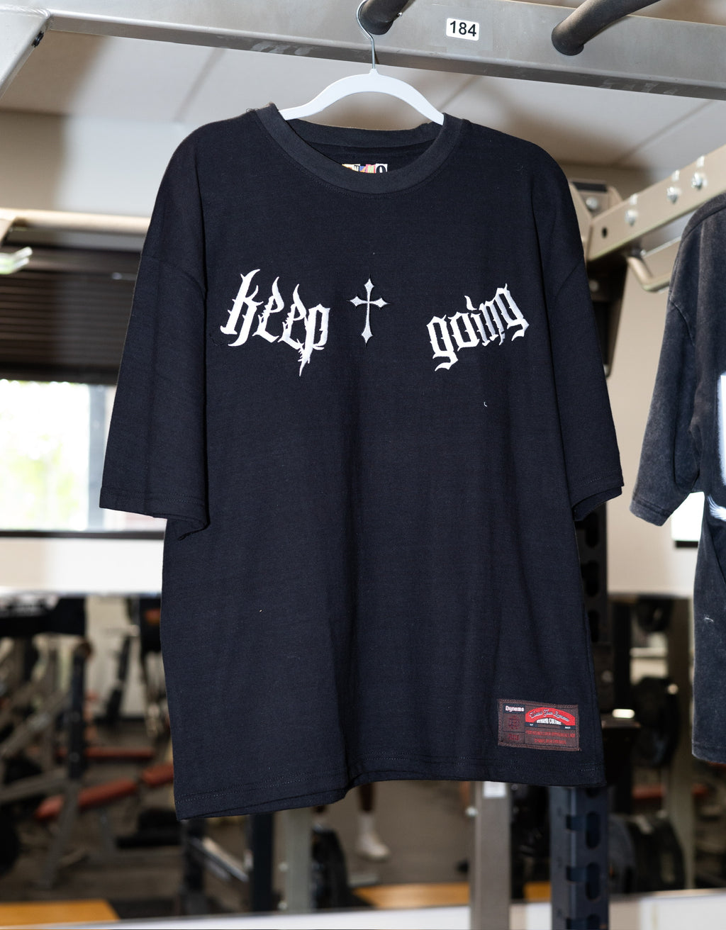BLACK 'KEEP GOING' Tee