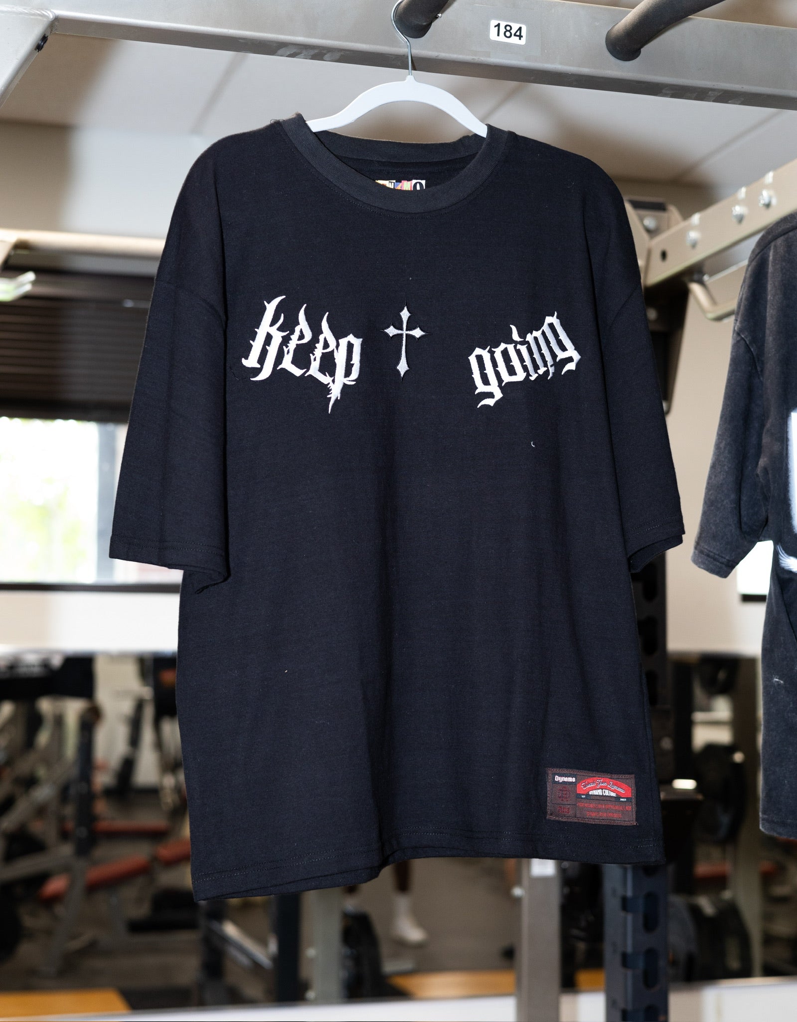 BLACK 'KEEP GOING' Tee