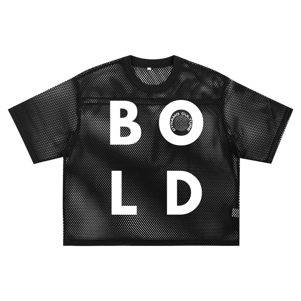 See-through Boxy Net Tee