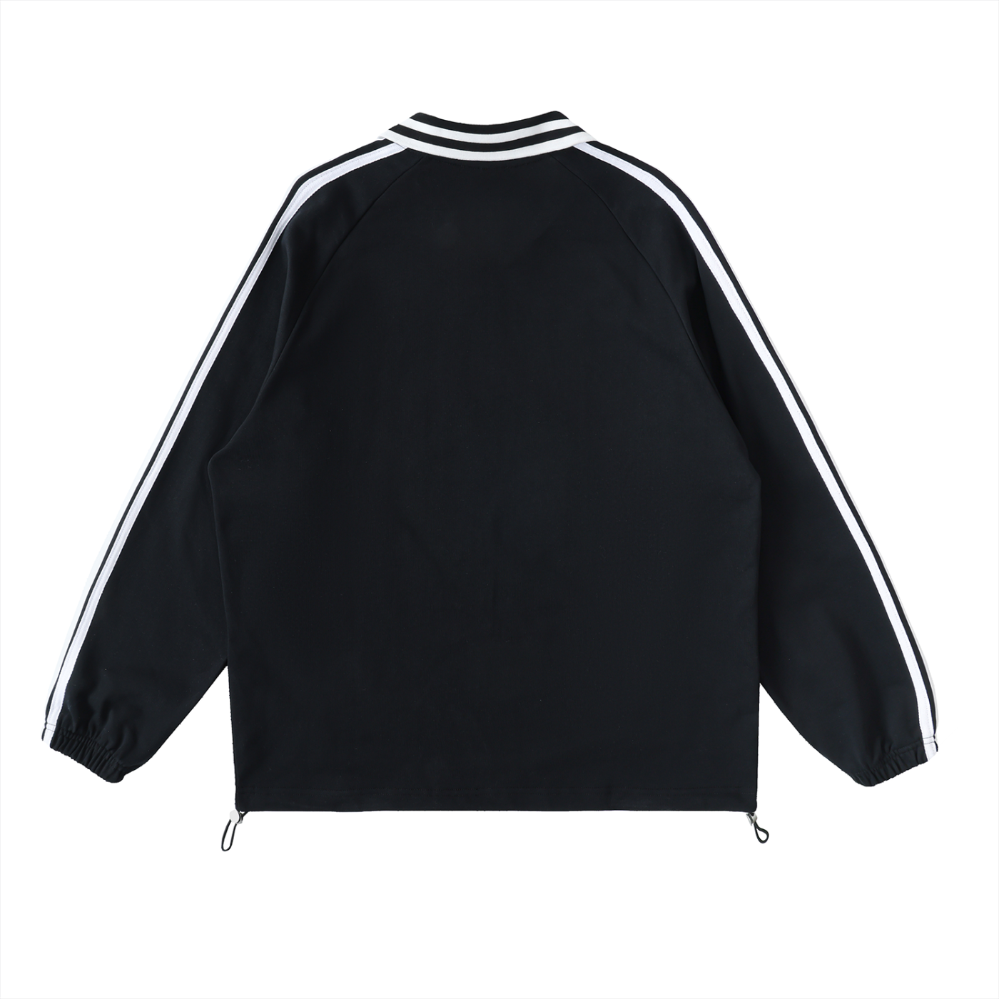 Contrast Striped Lapel Collar tee