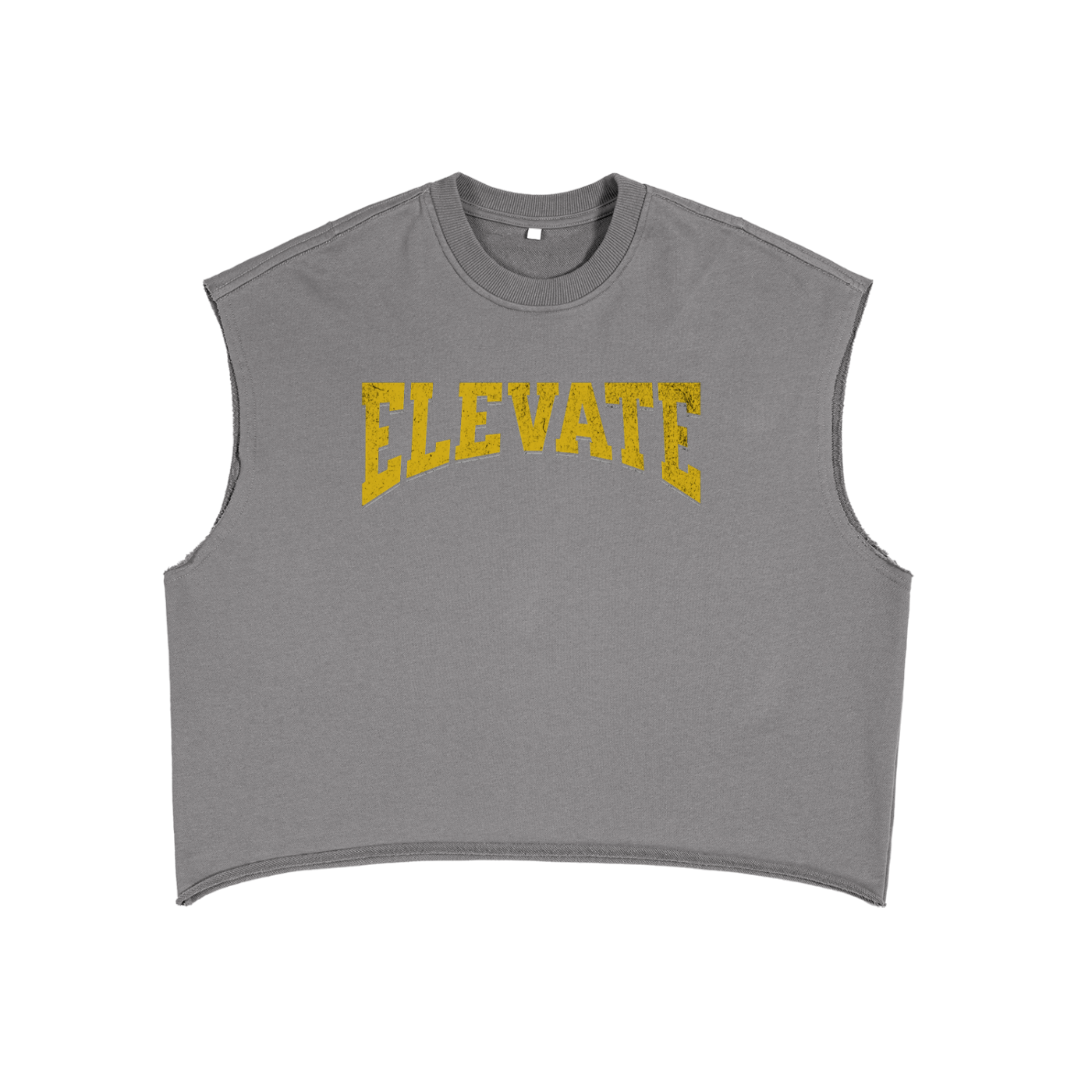 French Terry Boxy Tank Top tee