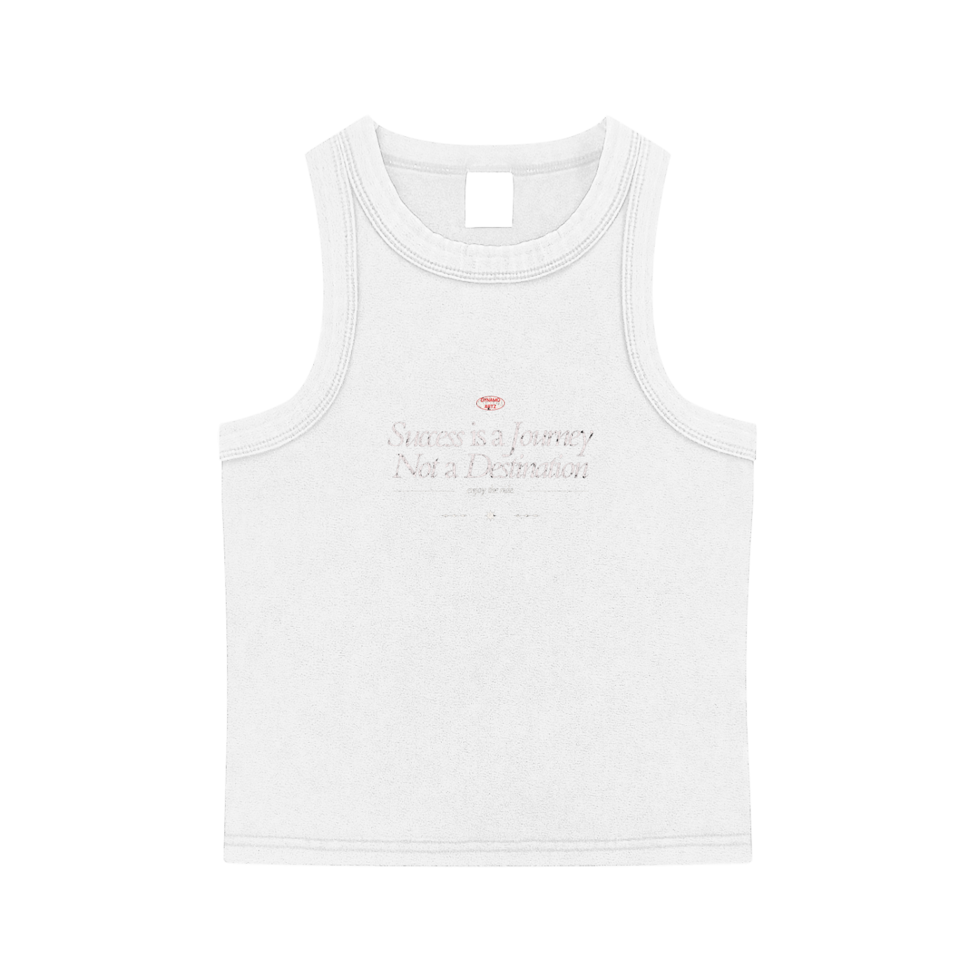 White Snow Washed Women Tank Top