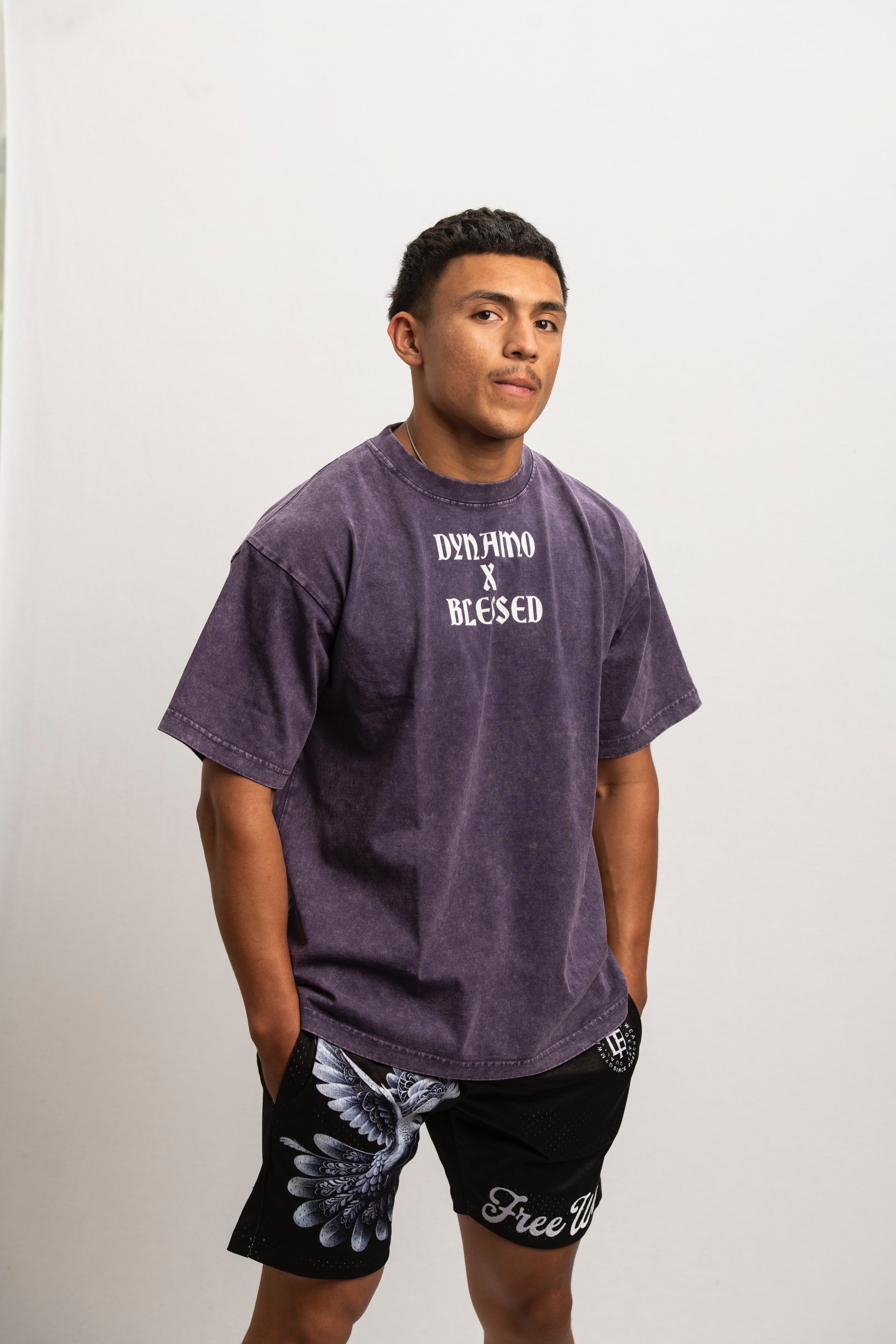 BLESSED - PURPLE TEE