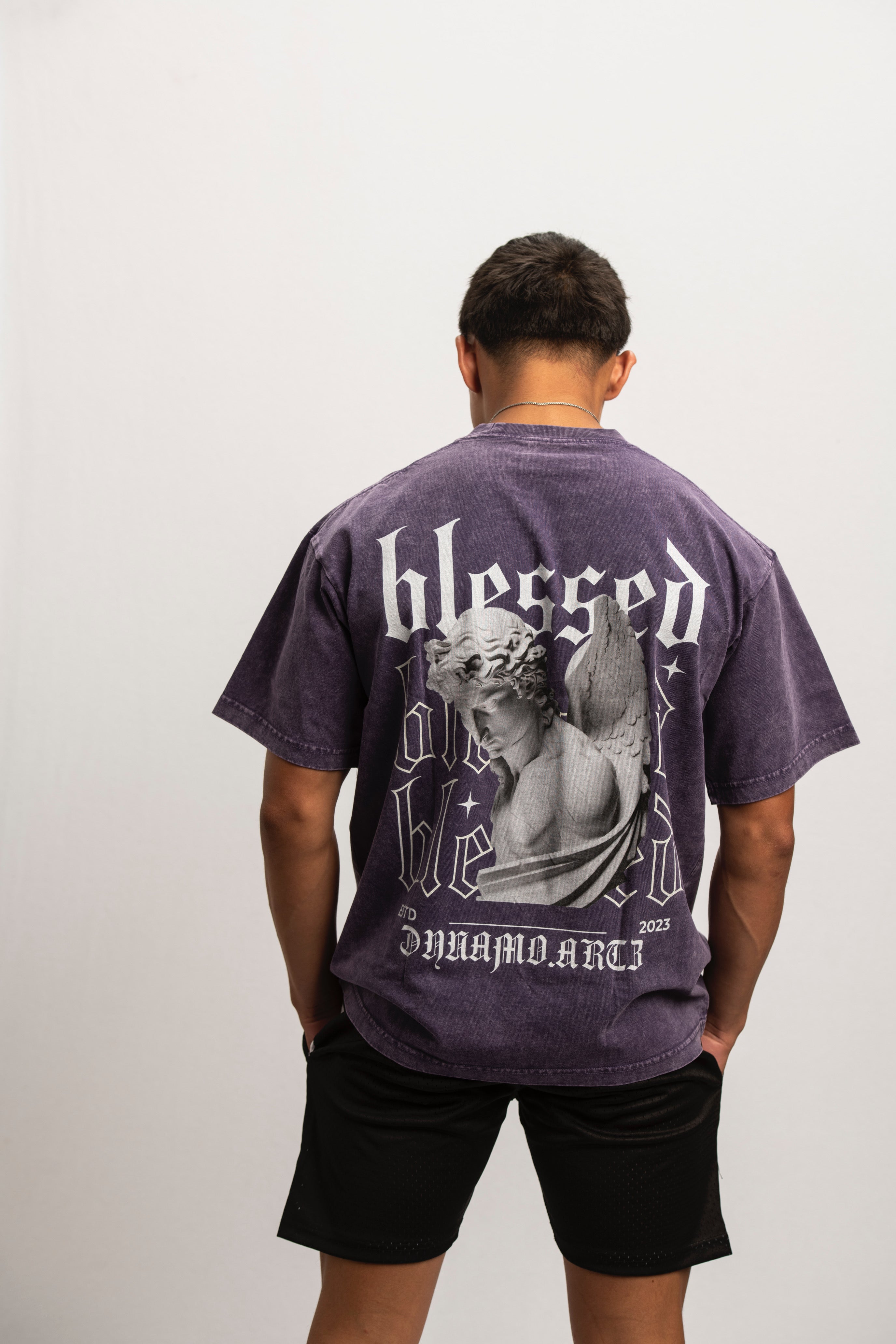 BLESSED - PURPLE TEE