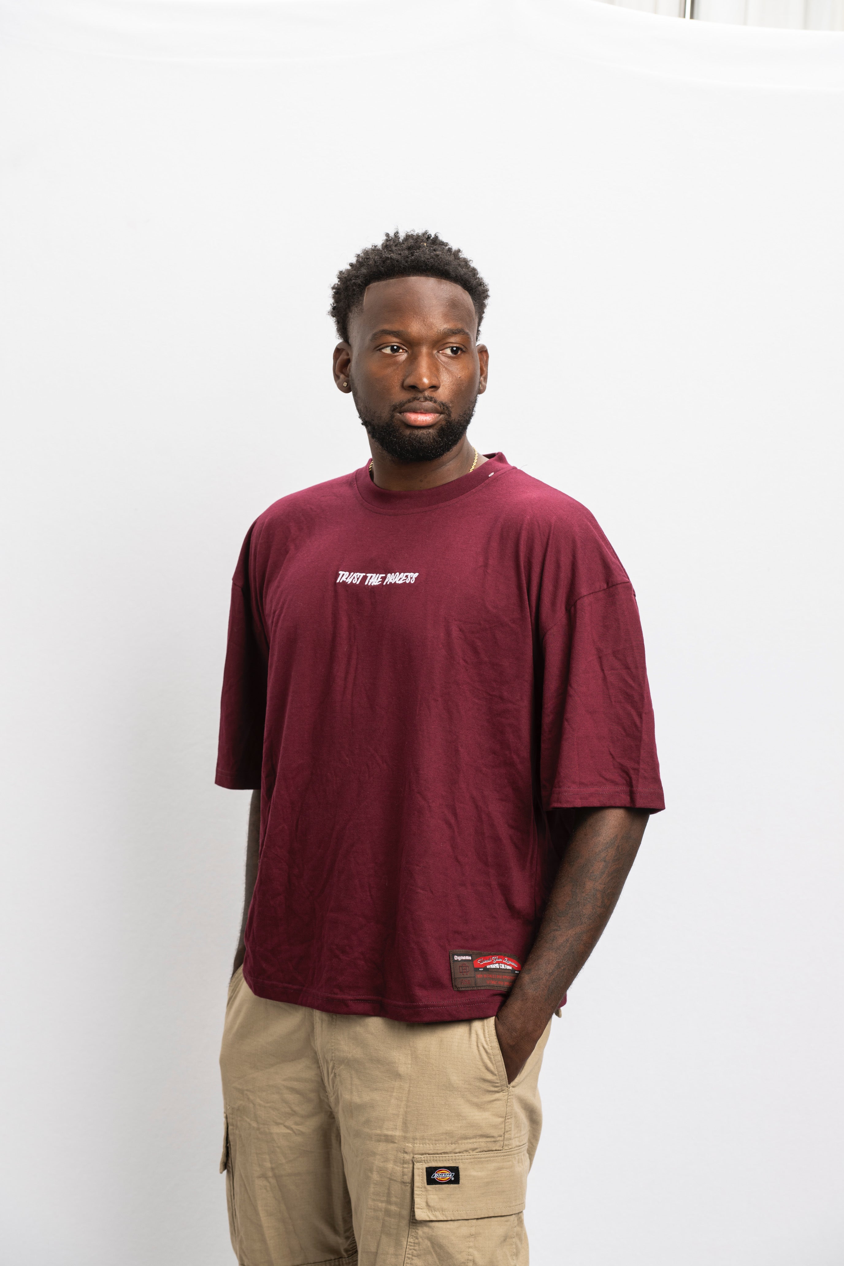 BURGUNDY 'TTP' Tee