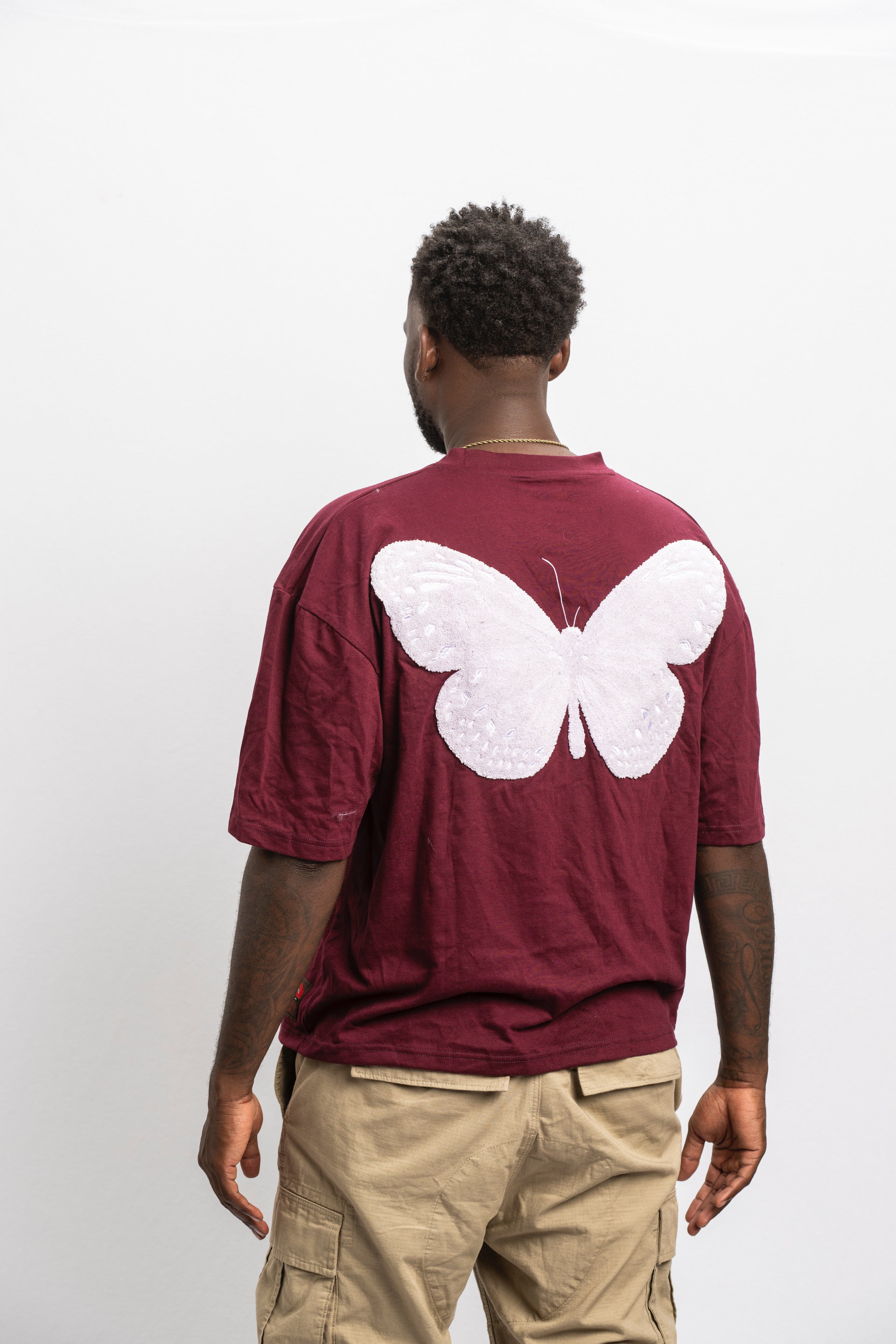 BURGUNDY 'TTP' Tee